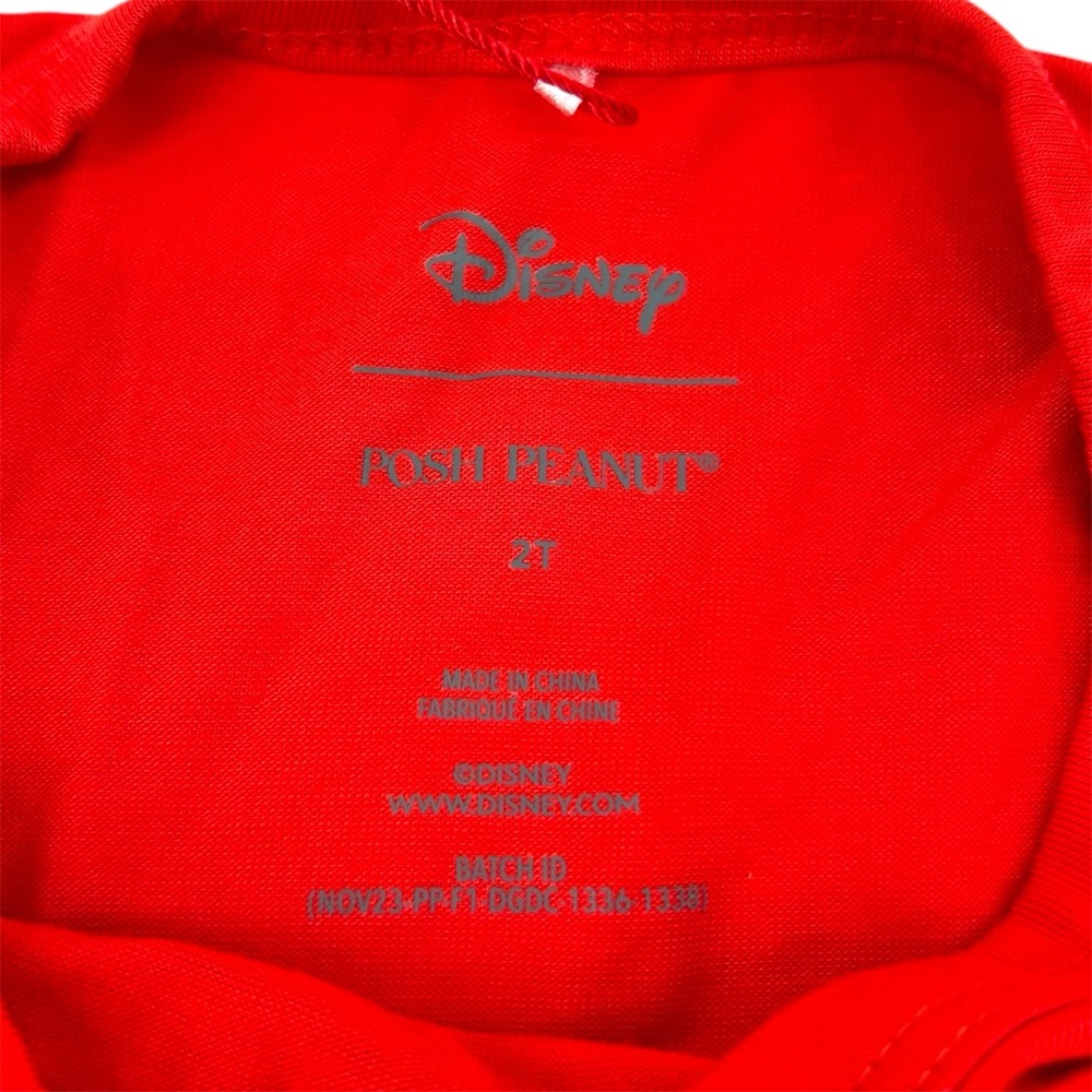NWT Posh Peanut x Disney Mickey and Minnie Be My Valentine Loose Fit Shirt 2T - Picture 11 of 13